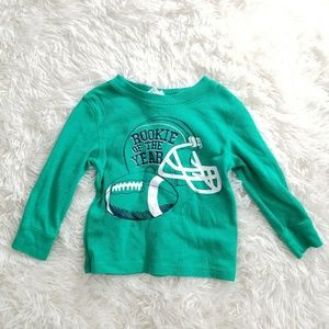 Boy long sleeve t-shirt Sz 18m green